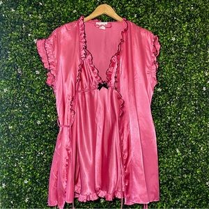 Hot Pink Nightie & Robe